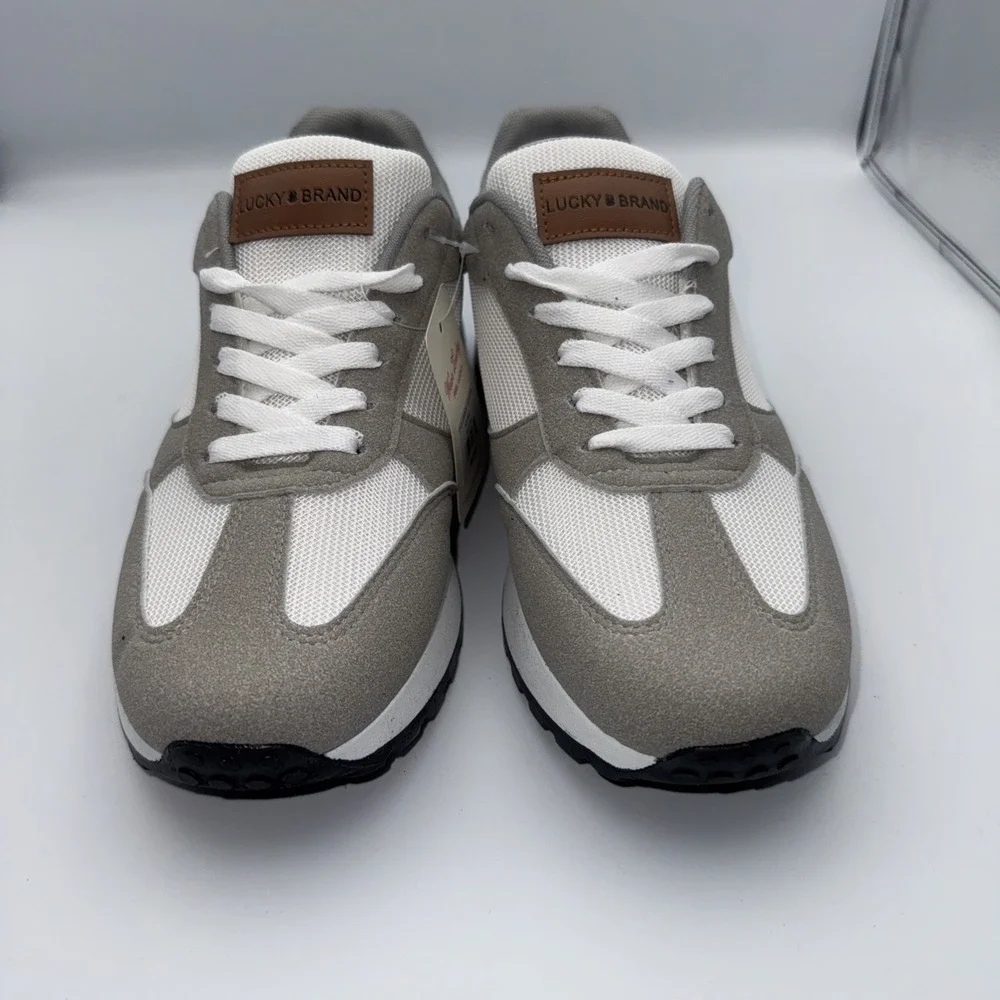 Lucky Brand‎ Bryan MS1 Sneakers Men Size 10M Gray/White Wear Lucky
